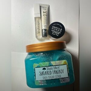 Tree Hut Sugared Fantasy Scrub + Lip Care Bundle (4 Pc)